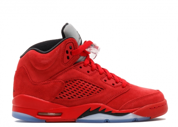 Meilleures Air Jordan 5 Retro (Gs) "Rouge Suede" Rouge (440888-602)