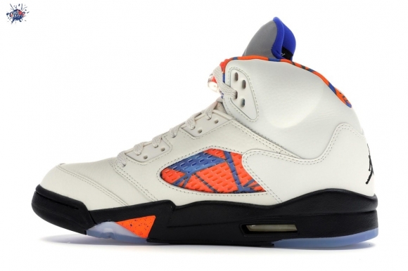 Meilleures Air Jordan 5 Retro International Flight Blanc Orange Noir (136027-148)