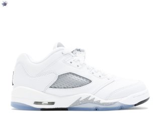 Meilleures Air Jordan 5 Retro Low (Gs) Blanc (819172-122)