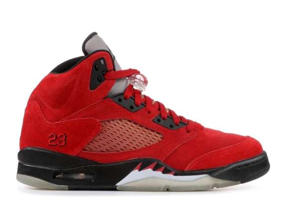 Meilleures Air Jordan 5 Retro "Raging Bull Rouge Suede" Rouge (136027-601)