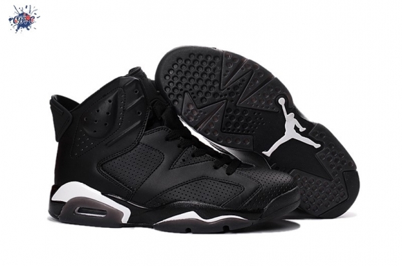 Meilleures Air Jordan 6 "Noir Cat" Noir