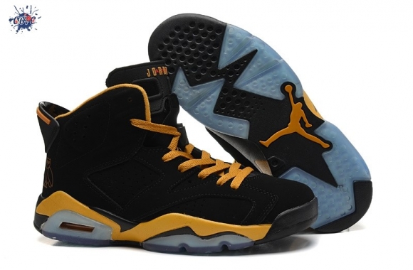 Meilleures Air Jordan 6 Noir Jaune