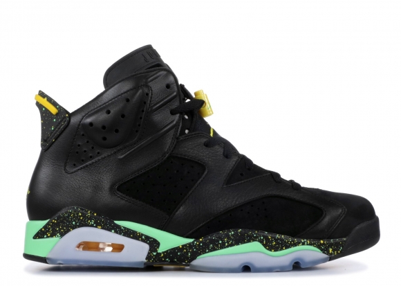 Meilleures Air Jordan 6 Retro "Brazil Pack" Noir Vert Jaune (688446-020)