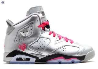 Meilleures Air Jordan 6 Retro Gg (Gs) "Valentines Day" Métallique Argent (543390-009)