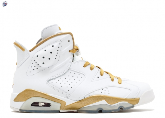 Meilleures Air Jordan 6 Retro "Golden Moments Package" Blanc Or (384664-135)