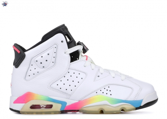 Meilleures Air Jordan 6 Retro (Gs) Blanc (384665-103)