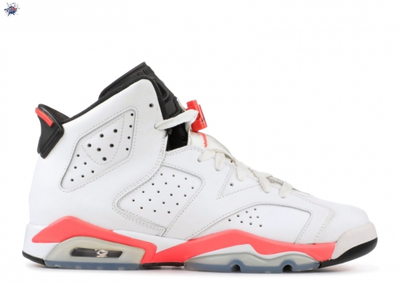 Meilleures Air Jordan 6 Retro (Gs) "Infrared 2014" Blanc Orange (384665-123)