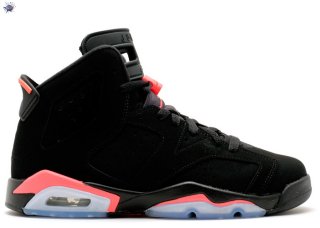 Meilleures Air Jordan 6 Retro (Gs) "Infrared 2014" Noir Rose (384665-023)