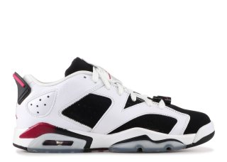 Meilleures Air Jordan 6 Retro Low Gg (Gs) "Fuchsia" Blanc Noir (768878-107)