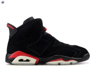 Meilleures Air Jordan 6 Retro Noir Rouge (384664-061)