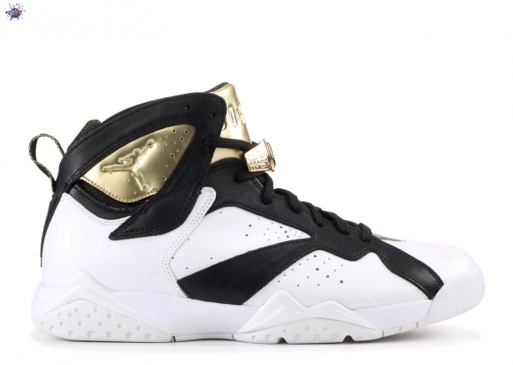 Meilleures Air Jordan 7 Retro C&C "Champagne" Blanc Noir Or (725093-140)