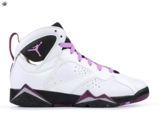 Meilleures Air Jordan 7 Retro (Gs) "Fuchsia Glow" Blanc Rose (442960-127)