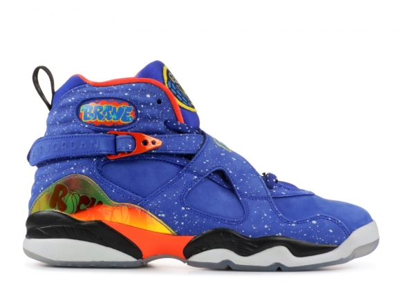 Meilleures Air Jordan 8 Retro Db (Gs) "Doernbecher" Bleu Orange (729894-480)