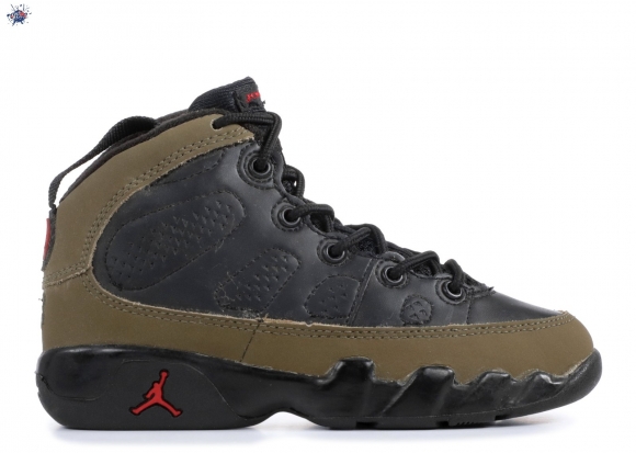 Meilleures Air Jordan 9 Retro 3/4 Hi Ps Noir Olive (302360-031)