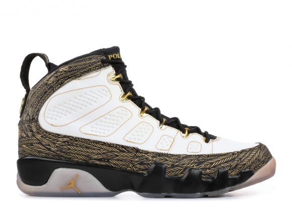 Meilleures Air Jordan 9 Retro Db "Doernbecher" Blanc Or Noir (580892-170)