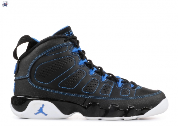 Meilleures Air Jordan 9 Retro (Gs) "Photo Bleue" Noir Blanc Bleu (302359-007)