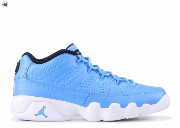 Meilleures Air Jordan 9 Retro Low Bg (Gs) Bleu Blanc (833447-401)