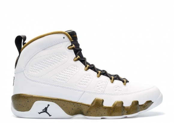 Meilleures Air Jordan 9 Retro "Statue" Blanc Vert (302370-109)