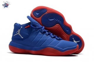 Meilleures Air Jordan Super.Fly 2017 "Blake Griffin" Bleu Rouge