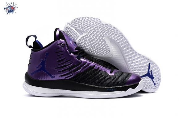 Meilleures Air Jordan Super.Fly 5 Noir Pourpre