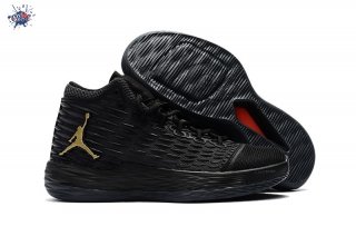 Meilleures Jordan Melo M13 Noir Métallique Or (881562-004)