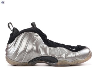 Meilleures Nike Air Foamposite One "Pewter" Argent Noir (314996-004)