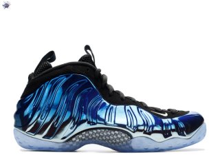 Meilleures Nike Air Foamposite One Prm "Bleue Mirror" Bleu Noir (575420-008)