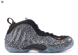 Meilleures Nike Air Foamposite One Prm "Safari" Noir Blanc (575420-003)