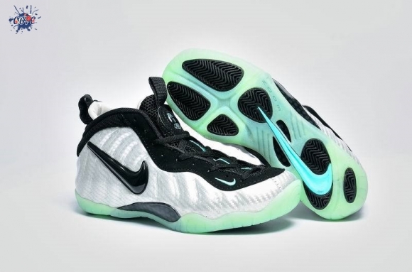 Meilleures Nike Air Foamposite Pro Argent Menthe Noir