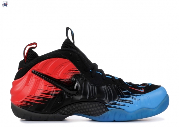 Meilleures Nike Air Foamposite Pro "Spider Man" Bleu Rouge Noir (616750-400)