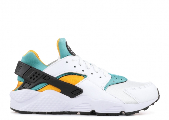 Meilleures Nike Air Huarache Blanc Or Bleu (318429-137)