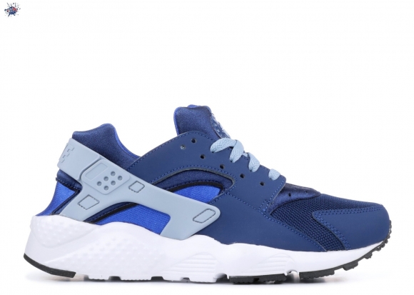 Meilleures Nike Air Huarache Run Gs Marine (654275-406)