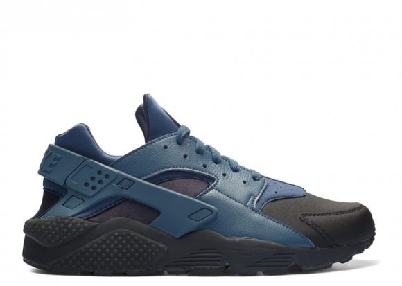 Meilleures Nike Air Huarache Run Prm Noir Bleu (704830-004)