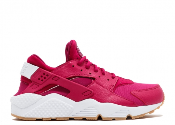 Meilleures Nike Air Huarache Run Rose Blanc Jaune (634835-606)