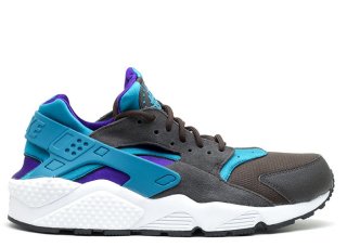 Meilleures Nike Air Huarache "S?Ze Exclusive" Noir Bleu Pourpre (318429-263)