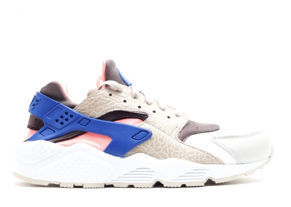 Meilleures Nike Air Huarache "Size?" Blanc Bleu (318429-046)