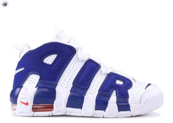 Meilleures Nike Air Uptempo (Gs) "Knicks" Blanc Bleu (415082-103)