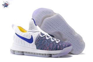 Meilleures Nike KD IX 9 Blanc Bleu