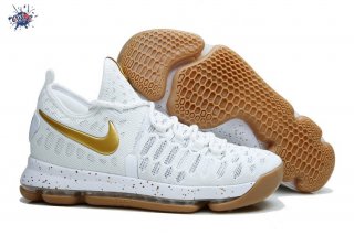 Meilleures Nike KD IX 9 Blanc Métallique Or