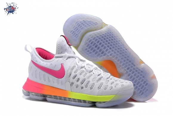 Meilleures Nike KD IX 9 Blanc Rose Volt