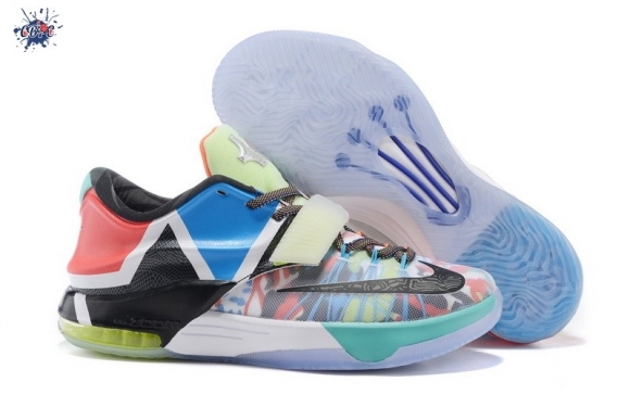 Meilleures Nike KD VII 7 "What The" Multicolore Noir (812329-944)