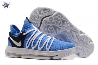 Meilleures Nike KD X 10 Bleu Noir Blanc