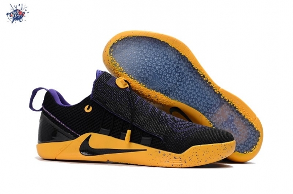 Meilleures Nike Kobe A.D. Nxt Noir Pourpre Jaune