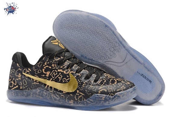 Meilleures Nike Kobe XI 11 "Mamba Day" Métallique Or Noir