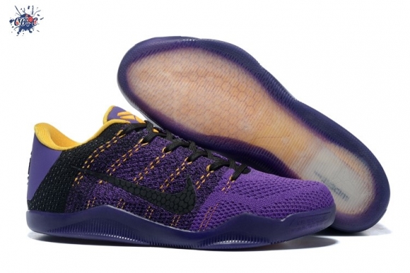 Meilleures Nike Kobe XI 11 Pourpre Noir Jaune