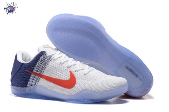 Meilleures Nike Kobe XI 11 "Usa" Blanc Rouge