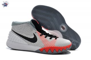 Meilleures Nike Kyrie Irving I 1 "Infrared" Blanc Noir (705277-100)