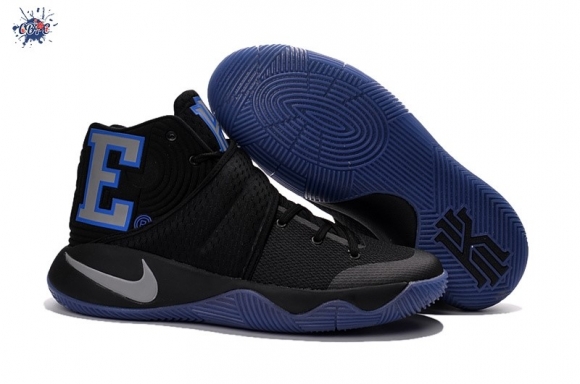 Meilleures Nike Kyrie Irving II 2 "Duke" Noir Métallique Argent (838640-001)