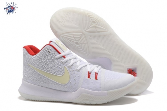 Meilleures Nike Kyrie Irving III 3 Blanc Rouge