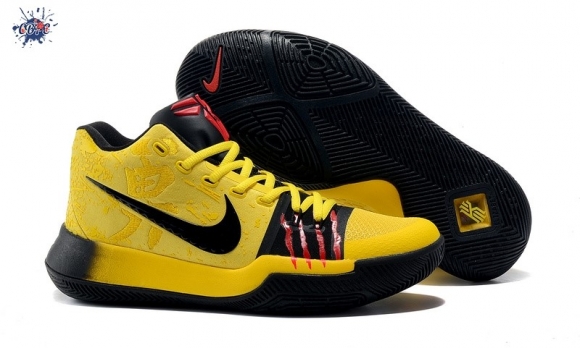 Meilleures Nike Kyrie Irving III 3 "Bruce Lee" Jaune Noir